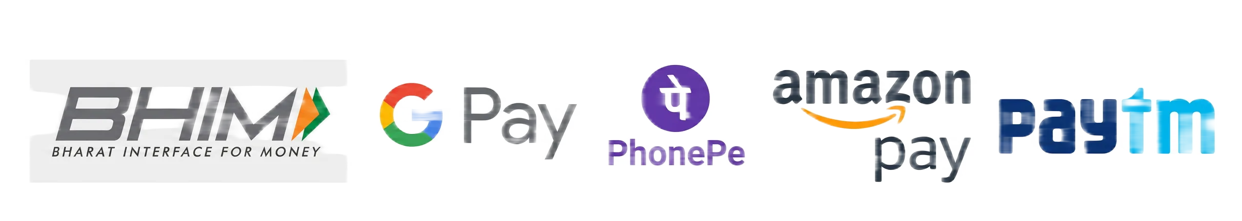 Accepted payment methods