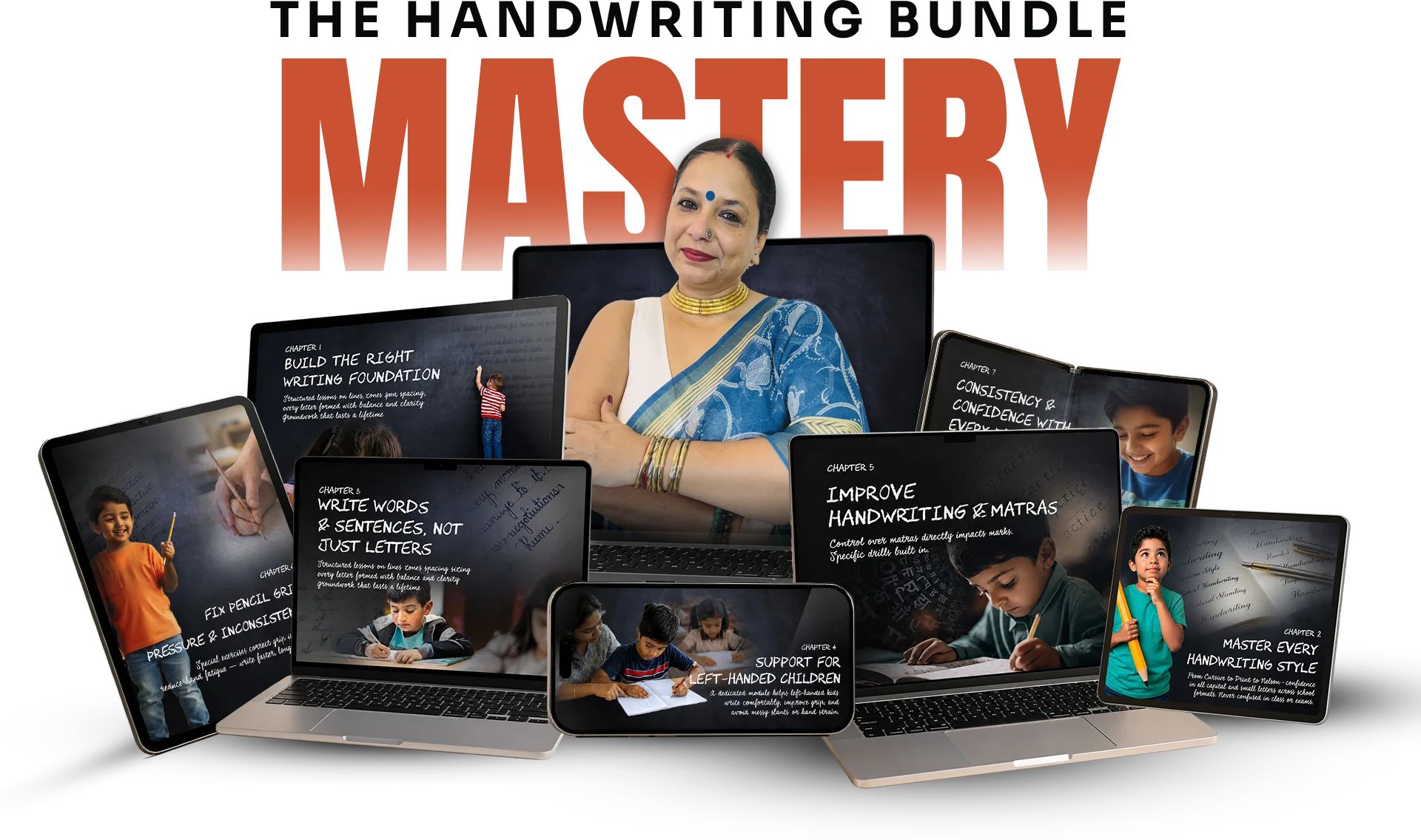 Handwriting Mastery Bundle product mockup